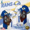 Los Angeles Rams NFL Game Day Grateful Dead Baseball Jersey Shirt, NFL Baseball Shirt 3 Los Angeles Rams NFL Game Day Grateful Dead Baseball Jersey Shirt, NFL Baseball Shirt Los Angeles Rams Nfl Game Day Grateful Dead Baseball Jersey Shirt