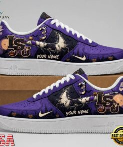 LSU Tigers 2026 NCAA Haunted Moon Halloween Custom Air Force 1 Shoes Sneakers , NCAA New Design Shoes Lsu Tigers 2026 Ncaa Haunted Moon Halloween Custom Air Force 1 Shoes Sneakers
