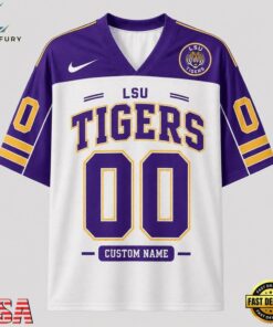 LSU Tigers NCAA College Team Pride Personalized Football jersey, NCAA Team Football Jersey Lsu Tigers Ncaa College Team Pride Personalized Football Jersey