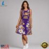 LSU Tigers NCAA Sporty Floral Elegance Women’s Sleeveless Dress, NCAA Women Summer Dress Lsu Tigers Ncaa Sporty Floral Elegance Women S Sleeveless Dress