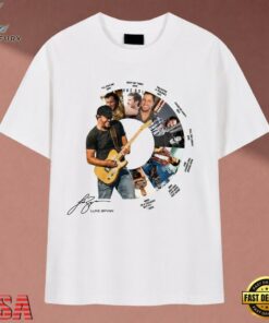 Luke Bryan Albums Discography Vintage Country Music Graphic T Shirt , Music 2D Graphic Tee Luke Bryan Albums Discography Vintage Country Music Graphic T Shirt