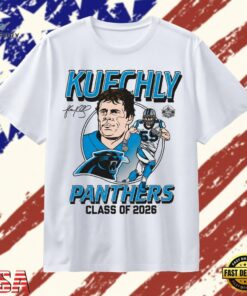 Luke Kuechly Panthers Class of 2026 Homage T Shirt , Trendy 2D Print Shirt Luke Kuechly Panthers Class OF 2026 Homage T Shirt