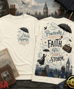 Mary Poppins Christian Practically Perfect Faith 3D Shirt, Trending Music 3D Tee Mary Poppins Christian Practically Perfect Faith 3D Shirt