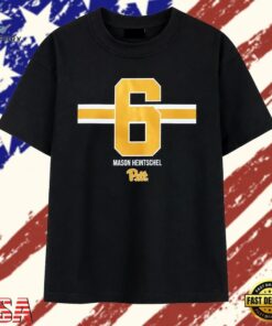 Mason Heintschel Pitt Panthers number 6 jersey T Shirt , Trendy 2D Print Shirt Mason Heintschel Pitt Panthers Number 6 Jersey T Shirt