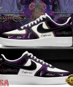 Mastodon Poisonous Weapons Tour 2026 Air Force 1 Shoes Sneakers