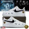 Megadeth 2026 Signed White Air Force 1 Shoes Sneaker