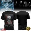 Megadeth Rock Band 2026 Signed Ameica Flag T Shirt , Music Design T Shirt Megadeth Rock Band 2026 Signed Ameica Flag T Shirt
