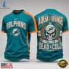 Miami Dolphins NFL Till I’m Dead Forever Skull Fan Pride 3D Shirt, Sports Fans 3D Shirt Miami Dolphins Nfl Till I M Dead Forever Skull Fan Pride 3D Shirt