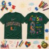 Miami Hurricanes NCAA Autism Awareness Puzzle Ribbon T Shirt , NCAA 3D Graphic Tee 8 Miami Hurricanes NCAA Autism Awareness Puzzle Ribbon T Shirt , NCAA 3D Graphic Tee Miami Hurricanes Ncaa Autism Awareness Puzzle Ribbon T Shirt