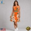 Miami Hurricanes NCAA Sporty Floral Elegance Women’s Sleeveless Dress, NCAA Women Summer Dress Miami Hurricanes Ncaa Sporty Floral Elegance Women S Sleeveless Dress