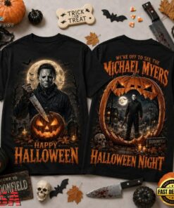 Michael Myers Halloween Night Great Pumpkin T Shirt, Trending Music 3D Tee Michael Myers Halloween Night Great Pumpkin T Shirt