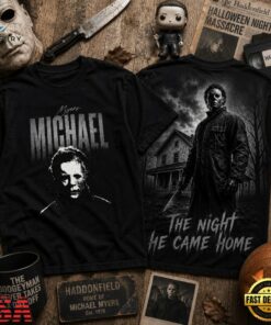 Michael Myers The Night He Came Home Halloween 3D Shirt , Trending Music 3D Tee Michael Myers The Night HE Came Home Halloween 3D Shirt
