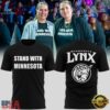 Minnesota Lynx Stand with Minnesota 2026 T Shirt , New Design Trend 3D Shirt Minnesota Lynx Stand With Minnesota 2026 T Shirt