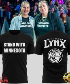 Minnesota Lynx Stand with Minnesota 2026 T Shirt , New Design Trend 3D Shirt Minnesota Lynx Stand With Minnesota 2026 T Shirt
