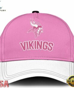 Minnesota Vikings 2026 x Breast Health Awareness Night Limited Edition Cap, Fashion Baseball Cap Minnesota Vikings 2026 X Breast Health Awareness Night Limited Edition Cap