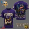 Minnesota Vikings NFL 9 11 25th Anniversary Never Forget Memorial 3D T Shirt, Sports Fans 3D Shirt Minnesota Vikings Nfl 9 11 25th Anniversary Never Forget Memorial 3D T Shirt