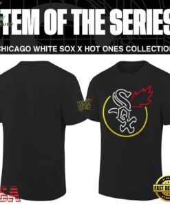 MLB Chicago White Sox x First We Feast x Hot Ones Black T Shirt, Trending Music 3D Tee Mlb Chicago White Sox X First WE Feast X Hot Ones Black T Shirt