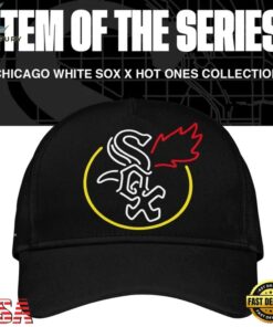 MLB Chicago White Sox x First We Feast x Hot Ones Limited Cap, Music Lover Baseball Cap Mlb Chicago White Sox X First WE Feast X Hot Ones Limited Cap