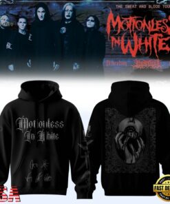 Motionless In White Signed Decades 2026 Black 3D Hoodie , Music Fans Shirt Motionless IN White Signed Decades 2026 Black 3D Hoodie
