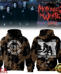 Motionless In White Signed Decades 2026 Hoodie , Music Fans Shirt Motionless IN White Signed Decades 2026 Hoodie