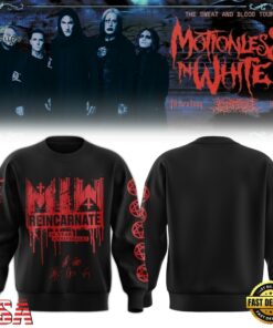 Motionless In White Signed Decades 2026 Sweatshirt , Music Fans Shirt Motionless IN White Signed Decades 2026 Sweatshirt