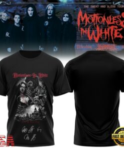 Motionless In White The Sweat And Blood Tour 2026 3D Shirt , Music Fans Shirt Motionless IN White The Sweat And Blood Tour 2026 3D Shirt