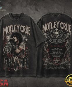 Motley Crue, World Tour 1981 1985, Rock Band Graphic, Metal Fan Gift 3D Shirt, Trending Music 3D Tee Motley Crue World Tour 1981 1985 Rock Band Graphic Metal Fan Gift 3D Shirt