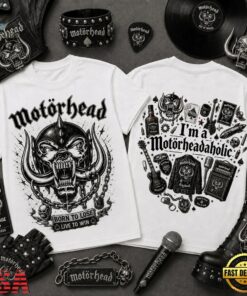 Motörhead I’m a Motorheadaholic Born to Lose Vintage 3D Shirt , Music Fans Shirt Motorhead I M A Motorheadaholic Born TO Lose Vintage 3D Shirt
