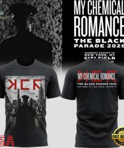 My Chemical Romance The Black Parade 2026 Tour Citi Field New York NY T Shirt , Trending Music 3D Tee MY Chemical Romance The Black Parade 2026 Tour Citi Field New York NY T Shirt
