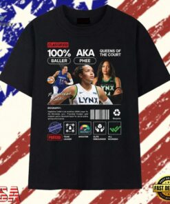 Napheesa Collier Phee Minnesota Lynx Queens Of The Court T Shirt , Trendy 2D Print Shirt Napheesa Collier Phee Minnesota Lynx Queens OF The Court T Shirt
