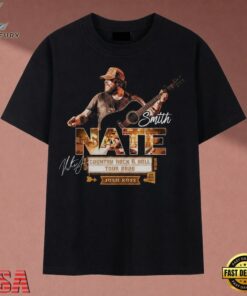 Nate Smith Country Rock And Roll Tour 2026 With Josh Ross T Shirt, Music 2D Graphic Tee Nate Smith Country Rock And Roll Tour 2026 With Josh Ross T Shirt