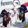 New England Patriots NFL Game Day Grateful Dead Baseball Jersey Shirt, NFL Baseball Shirt 2 New England Patriots NFL Game Day Grateful Dead Baseball Jersey Shirt, NFL Baseball Shirt New England Patriots Nfl Game Day Grateful Dead Baseball Jersey Shirt