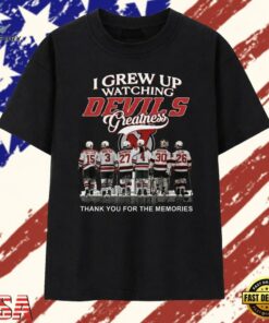 New Jersey Devils Legends Thank You For The Memories Graphic 2026 T Shirt , Trendy 2D Print Shirt New Jersey Devils Legends Thank You For The Memories Graphic 2026 T Shirt