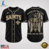 New Orleans Saints NFL Stand For The Flag Kneel For The Cross Baseball Jersey Shirt , NFL Baseball Shirt New Orleans Saints Nfl Stand For The Flag Kneel For The Cross Baseball Jersey Shirt