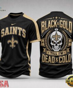 New Orleans Saints NFL Till I’m Dead Forever Skull Fan Pride 3D Shirt, Sports Fans 3D Shirt New Orleans Saints Nfl Till I M Dead Forever Skull Fan Pride 3D Shirt