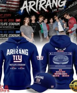 New York Giants x BTS WORLD TOUR ARIRANG 2026 Hoodie , Music Design T Shirt New York Giants X Bts World Tour Arirang 2026 Hoodie