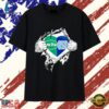 New York Jets and North Carolina Tar Heels mashup heart with Superman chest rip T Shirt, Trendy 2D Print Shirt 3 New York Jets and North Carolina Tar Heels mashup heart with Superman chest rip T Shirt, Trendy 2D Print Shirt New York Jets And North Carolina Tar Heels Mashup Heart With Superman Chest Rip T Shirt