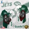 New York Jets NFL Game Day Grateful Dead Baseball Jersey Shirt, NFL Baseball Shirt New York Jets Nfl Game Day Grateful Dead Baseball Jersey Shirt