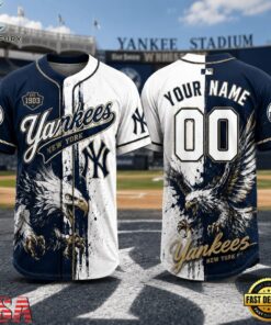 New York Yankees 2026 MLB Eagle America Personalized Baseball Jersey , MLB Team Baseball Jersey New York Yankees 2026 Mlb Eagle America Personalized Baseball Jersey