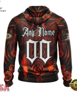 NHL Anaheim Ducks Special Design Halloween With Skull Art Hoodie, T Shirt , NHL Hockey 3D Shirt Nhl Anaheim Ducks Special Design Halloween With Skull Art Hoodie T Shirt 2