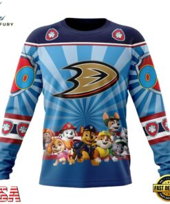 NHL Anaheim Ducks Special Paw Patrol Kits Hoodie, T Shirt , NHL Hockey 3D Shirt Nhl Anaheim Ducks Special Paw Patrol Kits Hoodie T Shirt 3