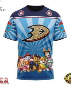 NHL Anaheim Ducks Special Paw Patrol Kits Hoodie, T Shirt , NHL Hockey 3D Shirt Nhl Anaheim Ducks Special Paw Patrol Kits Hoodie T Shirt 4
