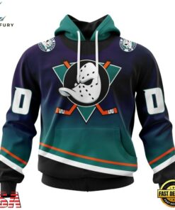 NHL Anaheim Ducks Special Retro Gradient Design Hoodie, T Shirt, NHL Hockey 3D Shirt Nhl Anaheim Ducks Special Retro Gradient Design Hoodie T Shirt 1