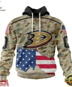 NHL Anaheim Ducks Specialized Kits For United State With Camo Color Hoodie, T Shirt , NHL Hockey 3D Shirt Nhl Anaheim Ducks Specialized Kits For United State With Camo Color Hoodie T Shirt 1
