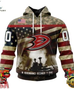 NHL Anaheim Ducks Specialized Unisex Kits Remember Pearl Harbor Hoodie, T Shirt , NHL Hockey 3D Shirt Nhl Anaheim Ducks Specialized Unisex Kits Remember Pearl Harbor Hoodie T Shirt 1