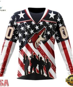 NHL Arizona Coyotes Specialized Kits For Honor USS Military Hoodie, T Shirt , NHL Hockey 3D Shirt 6 NHL Arizona Coyotes Specialized Kits For Honor USS Military Hoodie, T Shirt , NHL Hockey 3D Shirt Nhl Arizona Coyotes Specialized Kits For Honor Uss Military Hoodie T Shirt 3