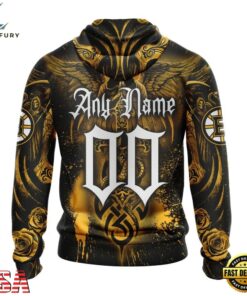 NHL Boston Bruins Special Design Halloween With Skull Art Hoodie, T Shirt , NHL Hockey 3D Shirt Nhl Boston Bruins Special Design Halloween With Skull Art Hoodie T Shirt 2