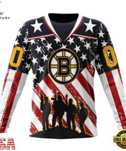 NHL Boston Bruins Specialized Kits For Honor USS Military Hoodie, T Shirt , NHL Hockey 3D Shirt Nhl Boston Bruins Specialized Kits For Honor Uss Military Hoodie T Shirt 3