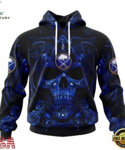 NHL Buffalo Sabres Special Design Halloween With Skull Art Hoodie, T Shirt , NHL Hockey 3D Shirt Nhl Buffalo Sabres Special Design Halloween With Skull Art Hoodie T Shirt 1