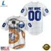 NHL Buffalo Sabres x BB 8 D Star War Baseball Jersey , NHL Fan Baseball Jersey Nhl Buffalo Sabres X BB 8 D Star War Baseball Jersey 1